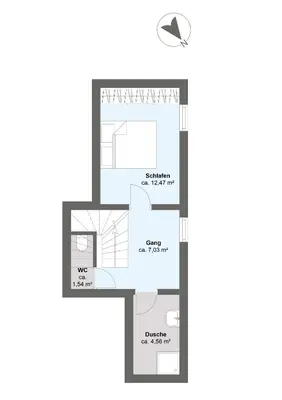 Grundriss der Unterkunft Landhaus Ammer