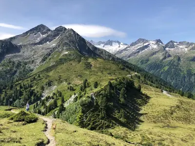 Naturlandschaft in der Nähe des Ferienhauses