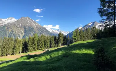 Naturlandschaft in der Nähe des Ferienhauses