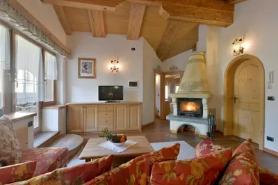 Ein Sitzbereich in der Unterkunft Wilder Kaiser by Apartment Managers