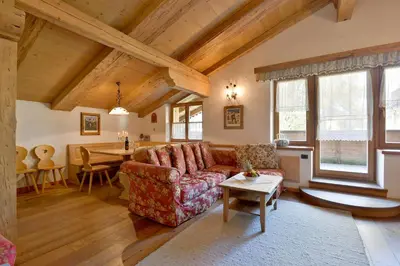 Ein Sitzbereich in der Unterkunft Wilder Kaiser by Apartment Managers