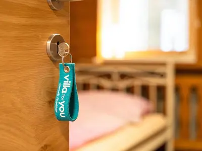 Ein Bett oder Betten in einem Zimmer der Unterkunft Chalet Höllwarth