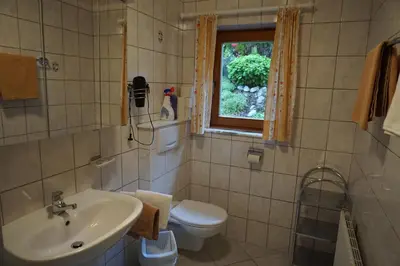 Ein Badezimmer in der Unterkunft Apart Martha