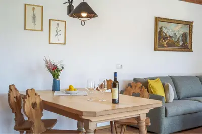 Ein Sitzbereich in der Unterkunft Lottis Dahuam