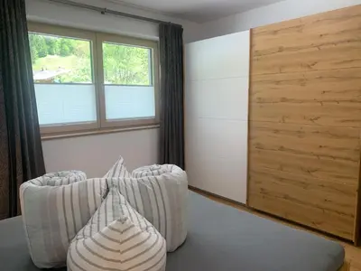 Ein Sitzbereich in der Unterkunft Appartement Dorfblick