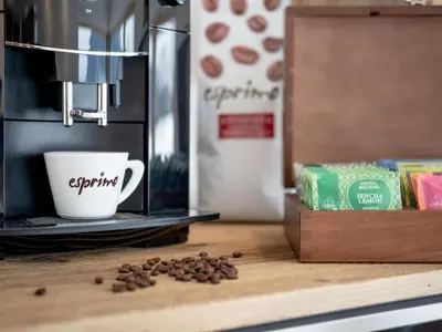 Kaffee-/Teezubehör in der Unterkunft Appartement Naturdiamant