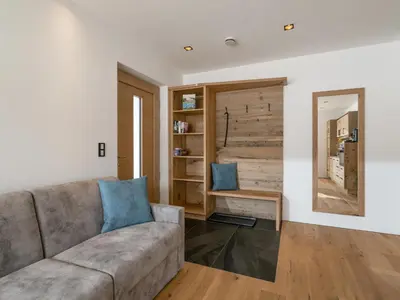 Ein Sitzbereich in der Unterkunft Appartement Naturdiamant