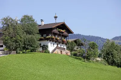 Naturlandschaft in der Nähe des Bauernhofs