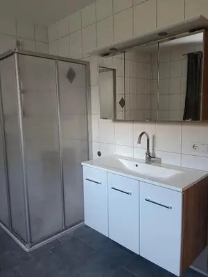 Ein Badezimmer in der Unterkunft Appart Mount Gilfert View
