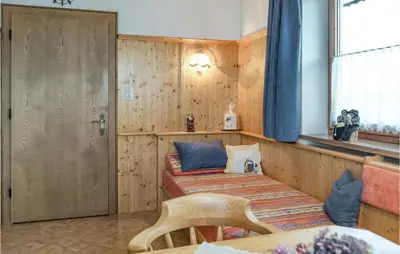 Ein Sitzbereich in der Unterkunft Ferienwohnung - Hochgallzein