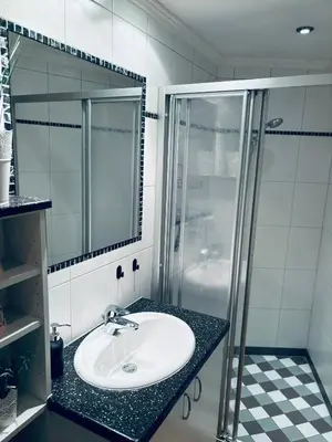 Ein Badezimmer in der Unterkunft Bergurlaub Königsleiten