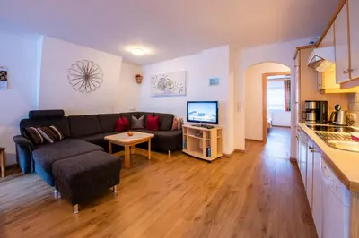 TV/Unterhaltungsangebot in der Unterkunft Apartment Bacher
