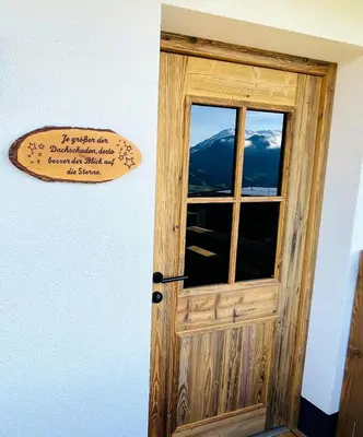 Ein Zertifikat, Auszeichnung, Logo oder anderes Dokument, das in der Unterkunft Alpenliebe Zillertal ausgestellt ist