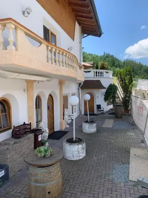 Ein Balkon oder eine Terrasse in der Unterkunft Ferienhaus Willms am Gaisberg