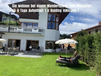 Ein Garten an der Unterkunft Ferienhaus Willms am Gaisberg