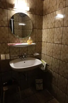 Ein Badezimmer in der Unterkunft Apart Moidl mit privatem Pool
