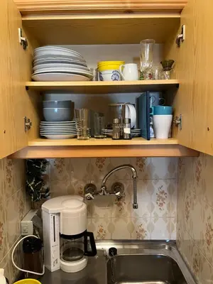 Küche/Küchenzeile in der Unterkunft Appartement Seewaldhof