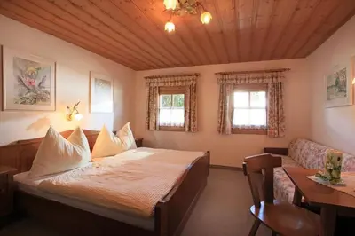 Ein Bett oder Betten in einem Zimmer der Unterkunft Appartement Seewaldhof