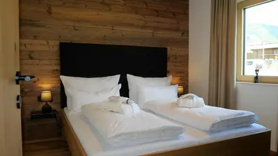 Ein Bett oder Betten in einem Zimmer der Unterkunft Appartements Plus