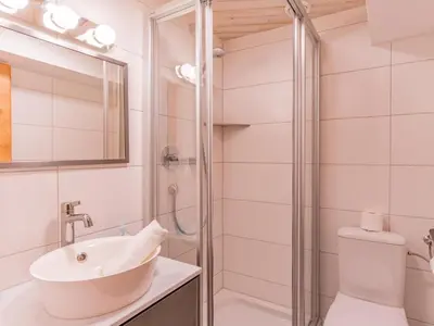 Ein Badezimmer in der Unterkunft Tirola Stadl Vroni