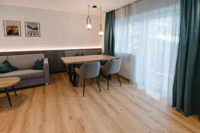 Ein Sitzbereich in der Unterkunft Winkler Appartements