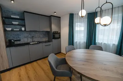 Küche/Küchenzeile in der Unterkunft Winkler Appartements