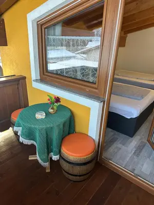 Ein Bett oder Betten in einem Zimmer der Unterkunft LEO Apart 1