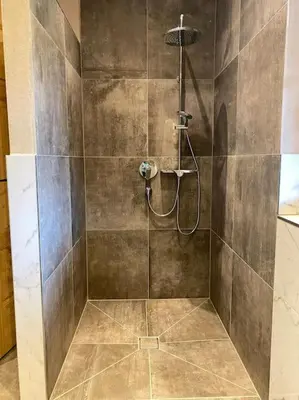 Ein Badezimmer in der Unterkunft Wohnung in Kirchberg in Tirol