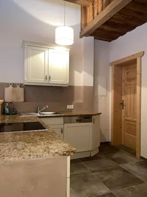 Küche/Küchenzeile in der Unterkunft Wohnung in Kirchberg in Tirol