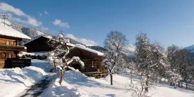 Appartement Ahorn im Winter