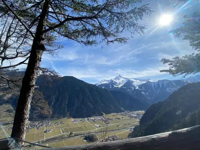 Naturlandschaft in der Nähe des Privatzimmers