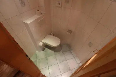 Ein Badezimmer in der Unterkunft Ferienhotel Fuchs