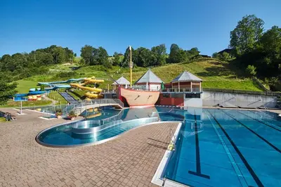 Der Swimmingpool an oder in der Nähe von Haus Kohlbründl