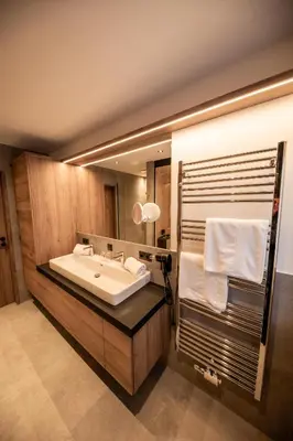 Ein Bett oder Betten in einem Zimmer der Unterkunft Studio Weitblick