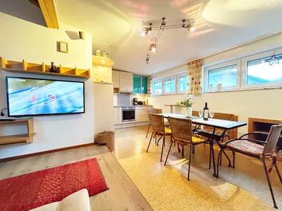 TV/Unterhaltungsangebot in der Unterkunft Ferienwohnung Zeller