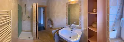 Ein Badezimmer in der Unterkunft Ferienwohnung Zeller