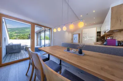 Küche/Küchenzeile in der Unterkunft Appartement Gernkogelblick