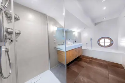 Ein Badezimmer in der Unterkunft Appartement Gernkogelblick