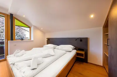 Ein Bett oder Betten in einem Zimmer der Unterkunft Appartement Gernkogelblick