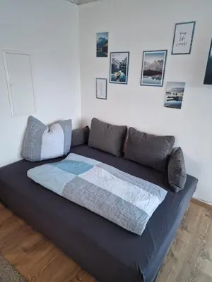 Ein Sitzbereich in der Unterkunft Appartement Lurger