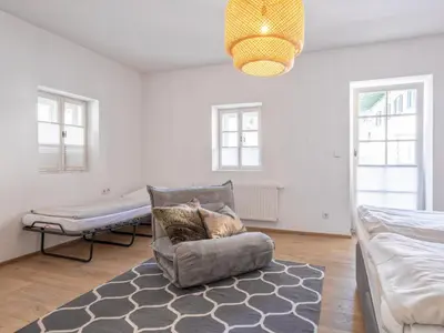 Ein Bett oder Betten in einem Zimmer der Unterkunft Zentral