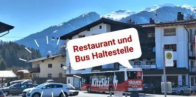 Ein allgemeiner Bergblick oder ein Berglick von der Ferienwohnung aus