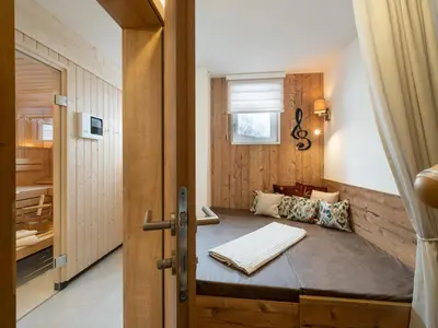 Ein Bett oder Betten in einem Zimmer der Unterkunft Appartement Musik Neureiter