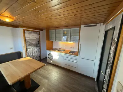 Küche/Küchenzeile in der Unterkunft Chalet H XL