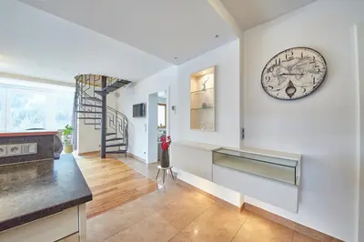 Ein Sitzbereich in der Unterkunft Marys Holiday Penthouse