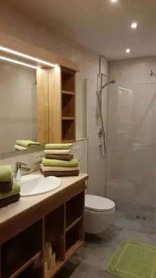 Ein Badezimmer in der Unterkunft Hintergugg