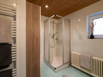 Ein Badezimmer in der Unterkunft Haus Gletscherblick