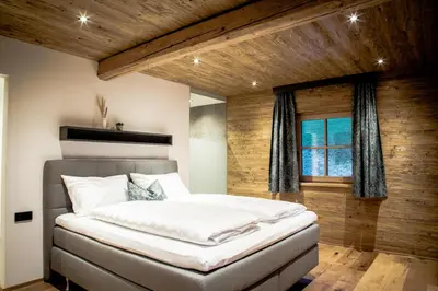 Ein Bett oder Betten in einem Zimmer der Unterkunft Müllner Appartements
