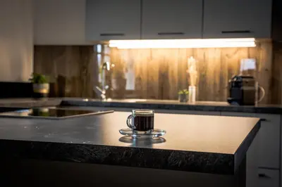 Küche/Küchenzeile in der Unterkunft Müllner Appartements