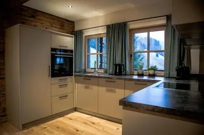 Küche/Küchenzeile in der Unterkunft Müllner Appartements